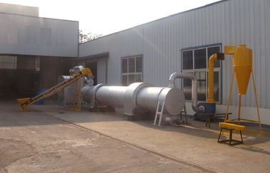 Cina 14kw Electric Energy Saving Sawdust Rotary Dryer Untuk Hull Padi, serutan kayu pemasok