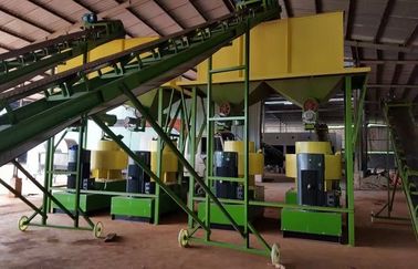 Cina Cow dung fertilizer pellets production line with 1-5T/H capacity pemasok