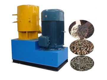 Cina 45KW Small Biomass Flat Die Wood Pellet Machines Dengan Sertifikasi CE pemasok
