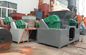 Shredder 800 model 1-4T/H capacity, double roller shredder for timbers, wood blocks, steels, rubbers, and kitchen waste pemasok