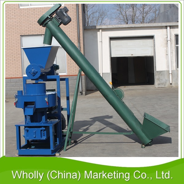High Capacity Automatic Ring Die Wood Pellet Mill Machine , CE Certificate