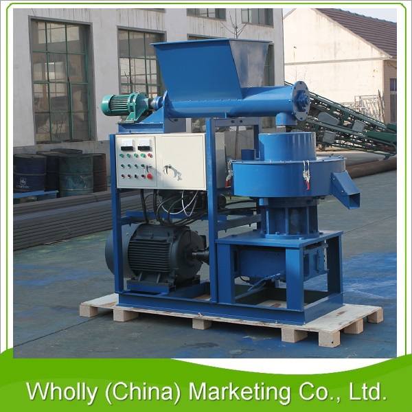 High Capacity Automatic Ring Die Wood Pellet Mill Machine , CE Certificate